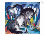 Two Horses, 1913 by Franz Marc