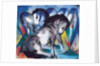 Two Horses, 1913 by Franz Marc