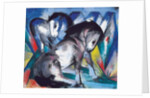 Two Horses, 1913 by Franz Marc
