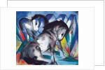 Two Horses, 1913 by Franz Marc