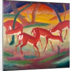 Red Deer 1, 1910 by Franz Marc