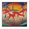 Red Deer 1, 1910 by Franz Marc