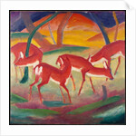 Red Deer 1, 1910 by Franz Marc