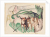 Animals in a landscape, 1913 by Franz Marc
