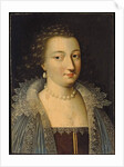 Portrait of a lady, probably Marie de Rohan-Montbazon, Duchesse de Luynes Puis de Chevreuse by Jean Leblond