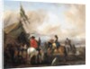 A military encampment with cavaliers by Philips Wouwermans or Wouwerman