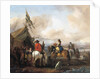 A military encampment with cavaliers by Philips Wouwermans or Wouwerman