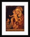 The Madonna and Child with a Franciscan monk in adoration by Antonello da Messina