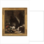 A hunting dog and his prey, 1768 by Johann Friedrich von Grooth