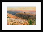 Jerusalem from the Mount of Olives, 1859 by Edward Lear