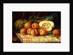Melons, Peaches and Pineapple by Levi Wells Prentice