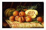Melons, Peaches and Pineapple by Levi Wells Prentice