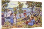 Boat Landing, Nahant Massachusetts, by Maurice Brazil Prendergast