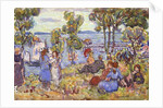 Boat Landing, Nahant Massachusetts, by Maurice Brazil Prendergast