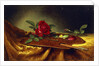 Roses on a Palette, 1880's by Martin Johnson Heade
