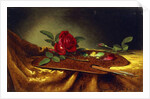 Roses on a Palette, 1880's by Martin Johnson Heade