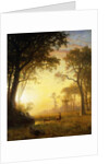 Light in the Forest by Albert Bierstadt