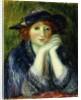 Portrait Study of an Artist's Model by William James Glackens