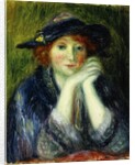 Portrait Study of an Artist's Model by William James Glackens