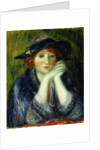 Portrait Study of an Artist's Model by William James Glackens