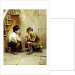 Their First Smoke, 1889 by Karl Witkowski