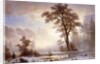 Valley of the Yosemite -Snow Fall, by Albert Bierstadt