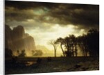 Passing Storm in Yosemite, 1865 by Albert Bierstadt