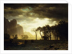 Passing Storm in Yosemite, 1865 by Albert Bierstadt