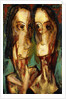 Two Heads, c.1928 by Alfred Henry Maurer