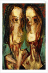 Two Heads, c.1928 by Alfred Henry Maurer