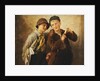 Two Boys with Harmonica by Karl Witkowski