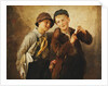 Two Boys with Harmonica by Karl Witkowski