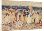 On the Beach, c.1920-23 by Maurice Brazil Prendergast