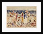On the Beach, c.1920-23 by Maurice Brazil Prendergast