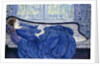 Girl in Blue, 1917 by Frederick Carl Frieseke