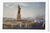 Liberty Island, New York Harbor, 1883 by Fred Pansing
