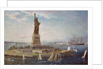 Liberty Island, New York Harbor, 1883 by Fred Pansing
