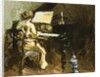 Woman at the Piano by George Oberteuffer