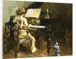 Woman at the Piano by George Oberteuffer