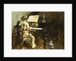 Woman at the Piano by George Oberteuffer