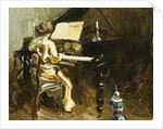 Woman at the Piano by George Oberteuffer