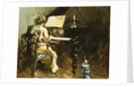 Woman at the Piano by George Oberteuffer