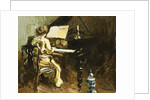 Woman at the Piano by George Oberteuffer