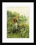 Fishing on a Spring Day by Daniel Ridgway Knight