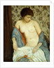 Nude with Blue Kimono by Rae Sloan Bredin