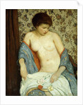 Nude with Blue Kimono by Rae Sloan Bredin