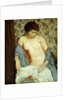 Nude with Blue Kimono by Rae Sloan Bredin