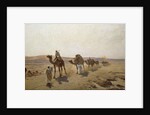 An Arab Caravan, 1903 by Ludwig Hans Fischer