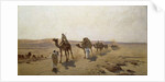 An Arab Caravan, 1903 by Ludwig Hans Fischer