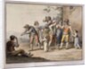 Neopolitans gesturing to a Deaf Mute Person; Gesti Mutoloparlanti Napolitani, 1815 by Saviero Xavier della Gatta